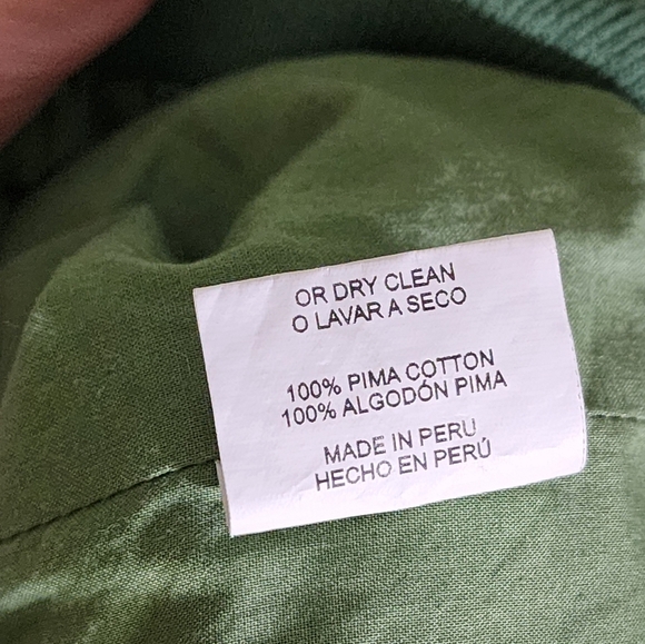 Carlos Campos Green Star Pattern Bomber Jacket - Picture 9 of 9